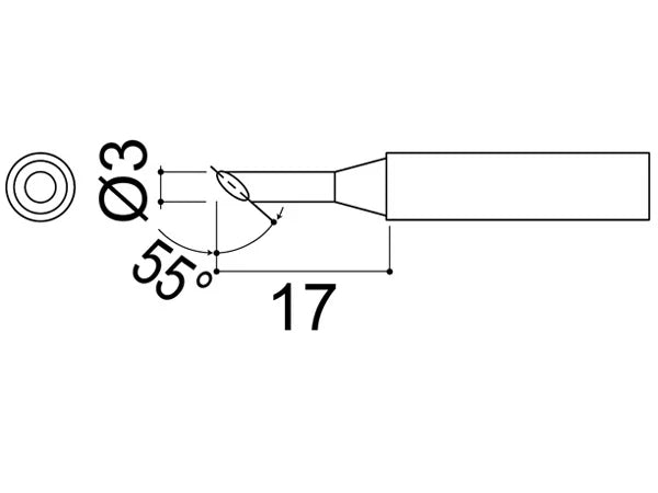 Hakko 900M-T-S10 Soldering Tip