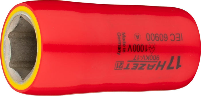 Hazet 1/2in 17mm VDE Hexagon Socket 900KV-17 