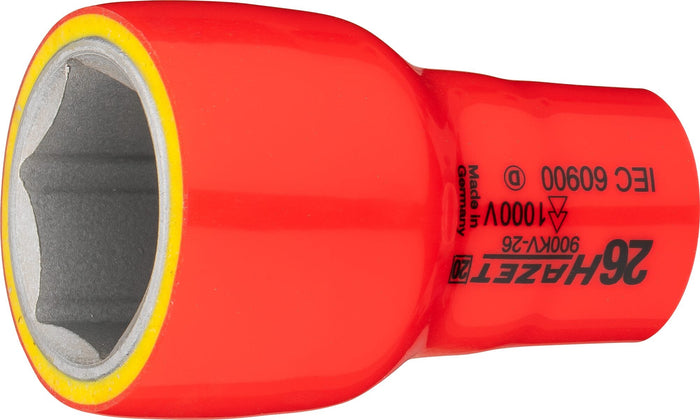 Hazet 1/2in 26mm VDE Hexagon Socket 900KV-26 