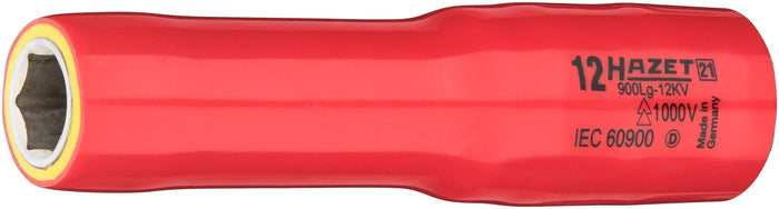 Hazet 1/2in 12mm VDE Deep Hexagon Socket 900LG-12KV