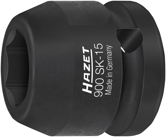 Hazet 1/2in Impact Hexagon Socket 15mm 900SK-15 
