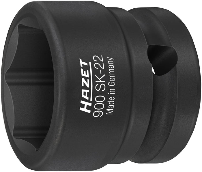 Hazet 1/2in Impact Hexagon Socket 22mm 900SK-22 