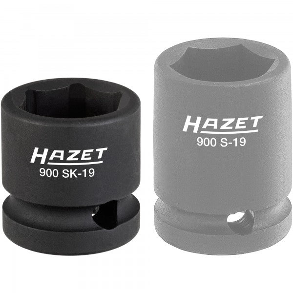 Hazet 4 Pce 1/2in Metric Impact Socket Set 900SS/4
