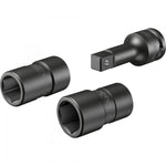 Hazet 3 Pce 1/2in Socket Ford Wheel Bolt 900SLG-1822/3