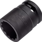 Hazet 1/2in Impact Socket 12-Point 900SZ-21 21mm