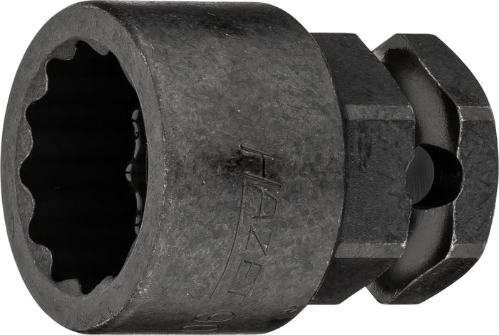 Hazet 1/2in Impact Socket 12-Point 21mm 900SZ6-21 Outside Hexagon 24mm 