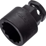 Hazet 1/2in Impact Socket 12-Point 24mm 900SZ6-24 Outside Hexagon 24mm 