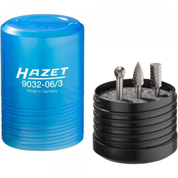 Hazet 3 Pce Carbide Milling Pin Set 6mm 9032-06/3