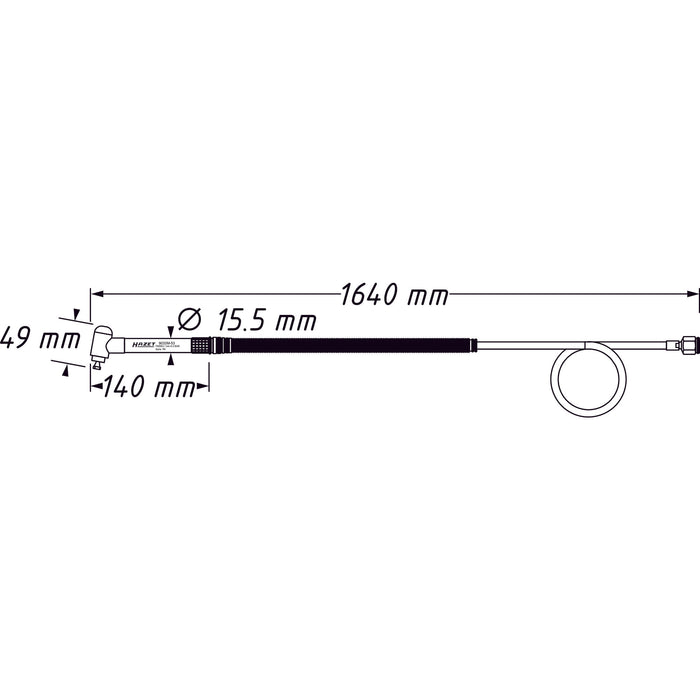 Hazet Micro Die Grinder Angled 9032M-53