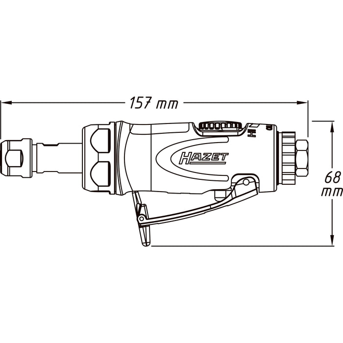 Hazet Die Grinder Straight Design 9032N-1