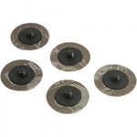 Hazet 5 Pce Grinding Pads ⌀ 50mm 80 Grain Size 9033-11-S080