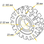 Hazet Foil Eraser 9033-6-01/5