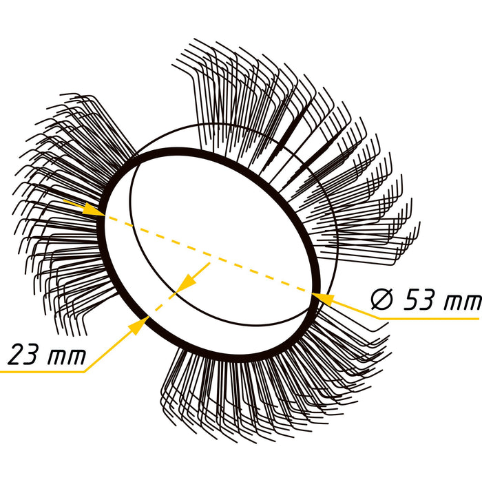 Hazet Brush Belt 23mm Wide Coarse Bent Tips 9033-6-02/5