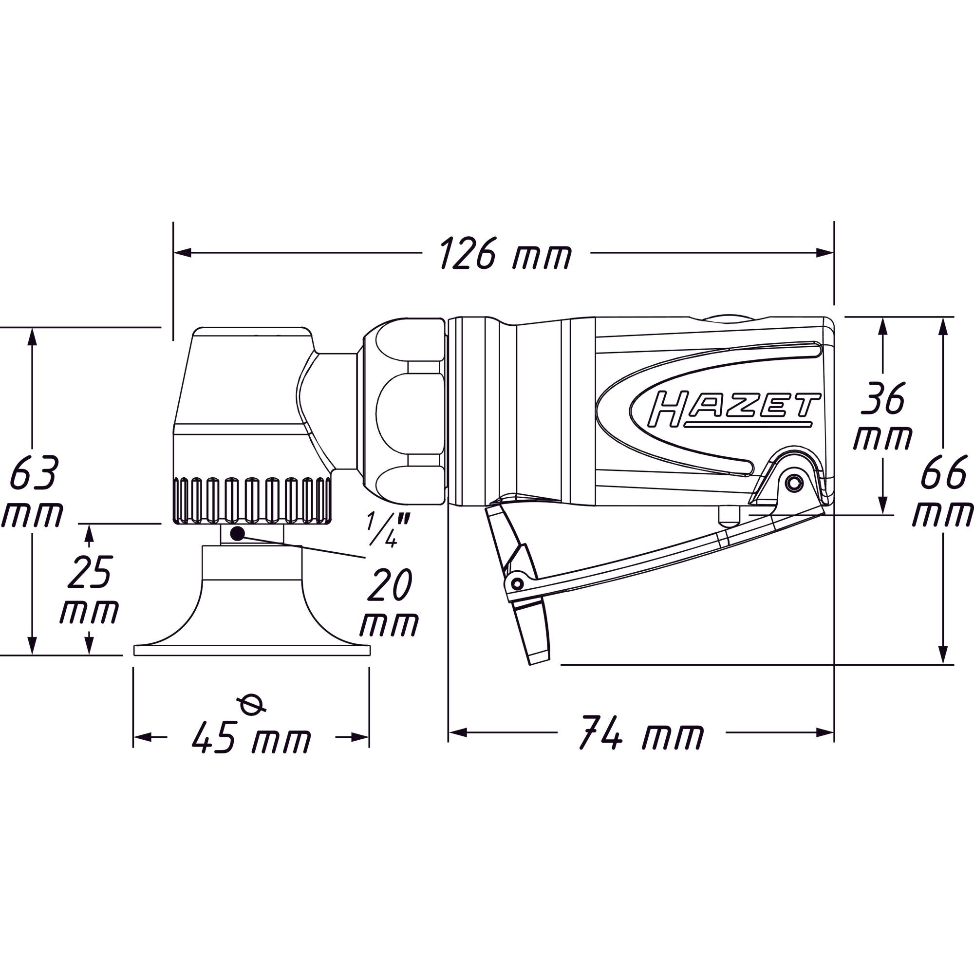 Hazet Mini Disc Sander Angled 9033M11 For Sale Online Mektronics