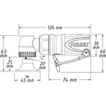 Hazet Mini Disc Sander Angled 9033M-11