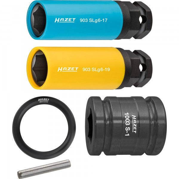 Hazet 5 Pce Impact Socket Set With Special 6-Point 903SLG6/5
