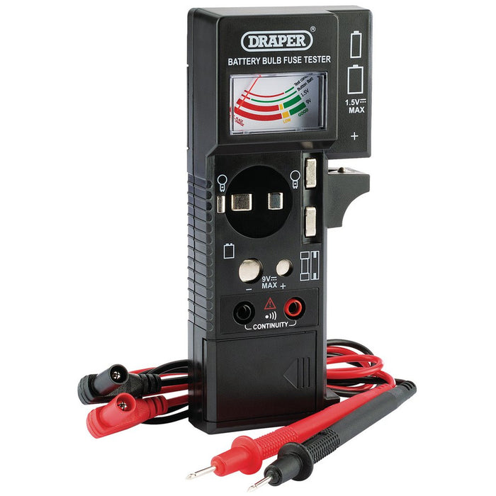 Draper Battery, Bulb, Fuse and Continuity Tester