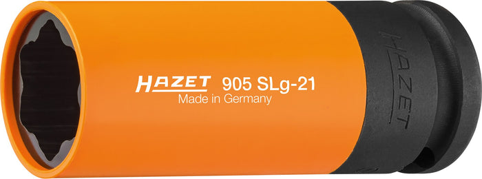 Hazet 1/2in Impact Socket Wheel Bolts Hybrid Special Profile 21mm 905SLG-21