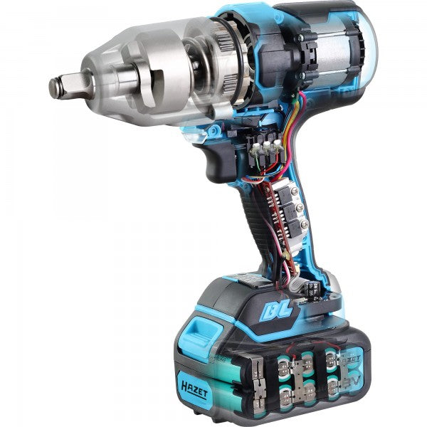Hazet 3 Pce 3/4in Cordless Impact Wrench 9213-1000/3 1400Nm