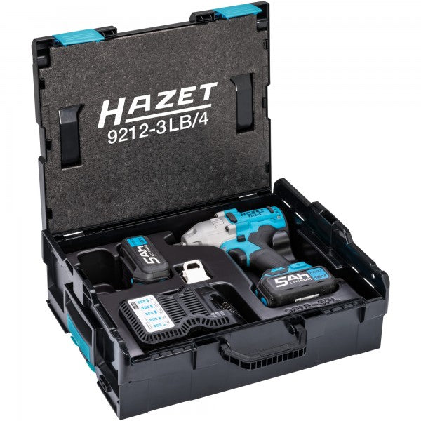 Hazet 1/2in 4 Pce Cordless Impact Wrench Kit 9212-3LB/4 700Nm