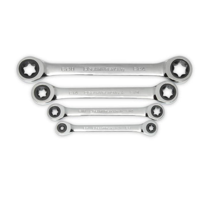 Gearwrench 4 Pc. Double Box Ratcheting E-Torx® Wrench Set