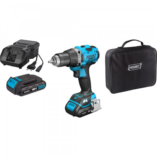 Hazet 3 Pce Cordless Drill Set 18V 2Ah 9230-2