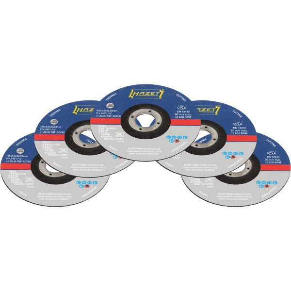 Hazet 5 Pce Cut-Off Wheel Set 9233-010/5