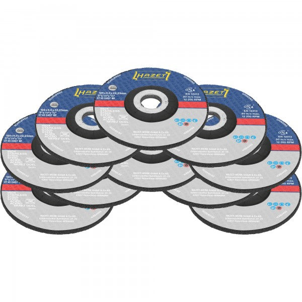 Hazet 10 Pce Rough Grinding Wheel Set 9233-011/10