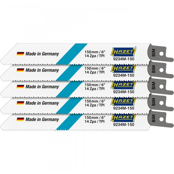 Hazet 5 Pce Saw Blade Set 9234M-150/5