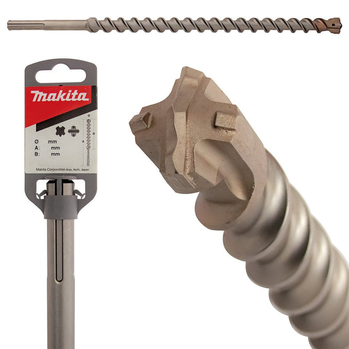 Makita 32x570mm 4 Cut SDS Max Masonry Drill Bit Elite