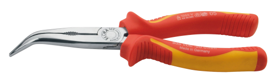 Elora VDE Snipe Nose Plier with Insulated handle 45° Angled 935-45 205