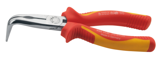Elora VDE Snipe Nose Plier with Insulated Handle 90° Angled 935-90 205