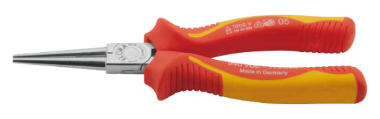 Elora VDE Round Nose Plier with Handle Insulation 940-165