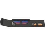 Wera 950/9 Hex-Plus Multicolour Imperial 1 L-Key Set Imperial BlackLaser Set 9 Piece 022639