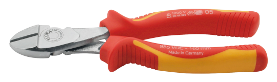 Elora VDE Heavy Duty Side Cutter with Handle Insulation 955-165