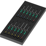 Wera 9716 Foam Insert Kraftform Micro Screwdriver Set 2 13 Piece 150107