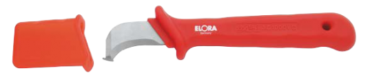 Elora VDE Cable Knife with flat blade 977A