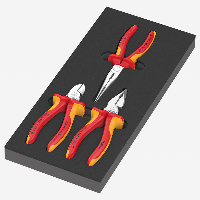 Wera 9784 Foam Insert KNIPEX Pliers Set VDE 1 3 Piece 150184