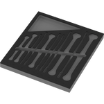 Wera 9835 Foam Insert 6007 Joker 11 Set 1 (Empty) 137335
