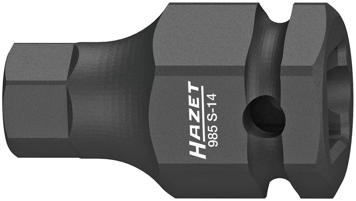 Hazet 1/2in 14mm Hex Impact Socket Bit 985S-14 