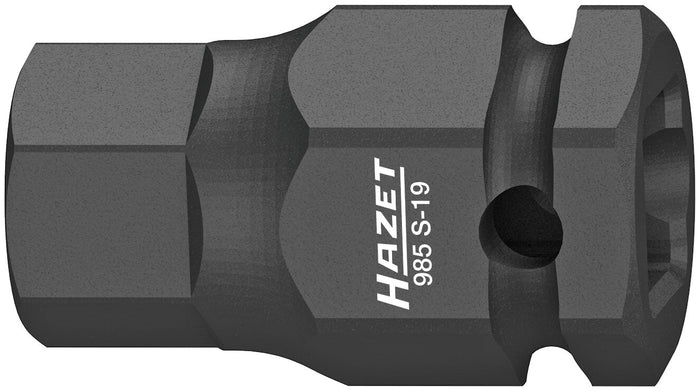 Hazet 1/2in 19mm Hex Impact Socket Bit 985S-19 