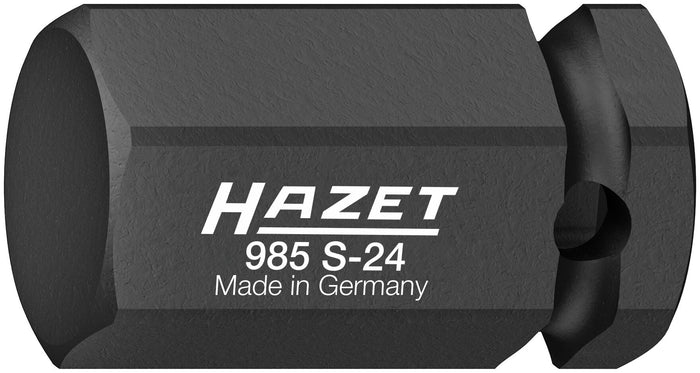 Hazet 1/2in 24mm Hex Impact Socket Bit 985S-24 