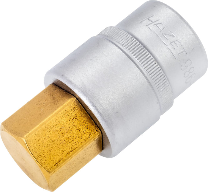 Hazet 1/2in 22mm Hexagon Screwdriver Socket 986-22
