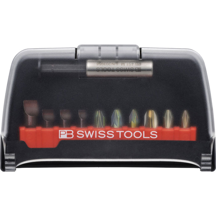 PB Swiss 10 Pce PrecisionBits C6.3 Set in BitCase