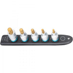 Hazet 5 Pce 1/2in Smartrail Internal Serration Profile XZN Socket Set 990-SR/5