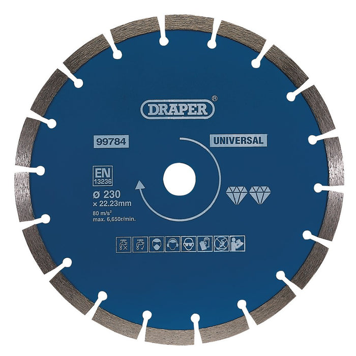Draper Segmented Diamond Blade 230mm 99784