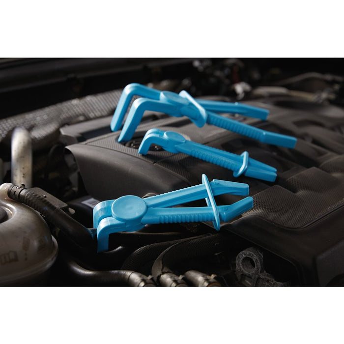 Draper Flexible Hose Clamp Set with 90 Degree Jaws, 3 Pce