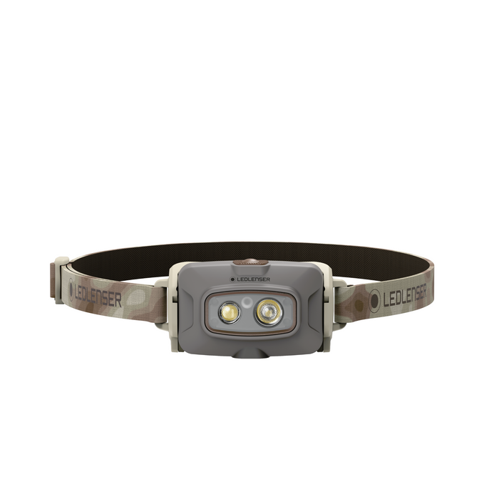 Ledlenser HF4R Signature 600lm Rechargeable IP68 Flood & Spot Beam RGB 72gm Headlamp Camo