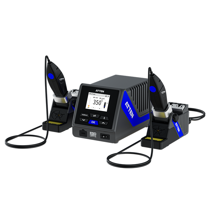 Atten GT-6120C Precision Soldering Station with 2 x GT-N080 Tweezers