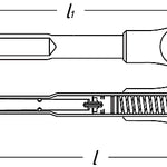 Hazet 9x12mm Insert Square Hollow Torque Wrench 1-10Nm ±6% 6391-10